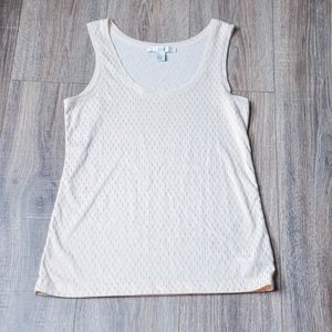 Blush Pink with Gold detail Sleeveless Blouse